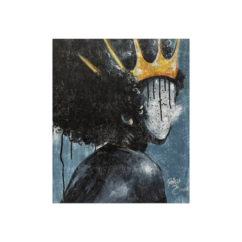 Naturally Queen XXV Crushed Velvet Blanket