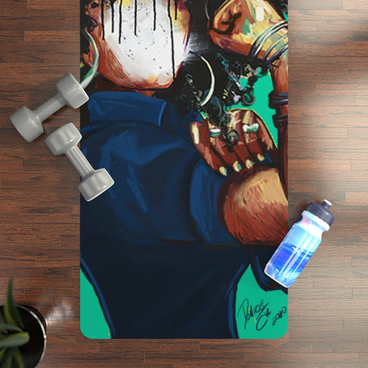 Naturally the Riveter TEAL Rubber Yoga Mat