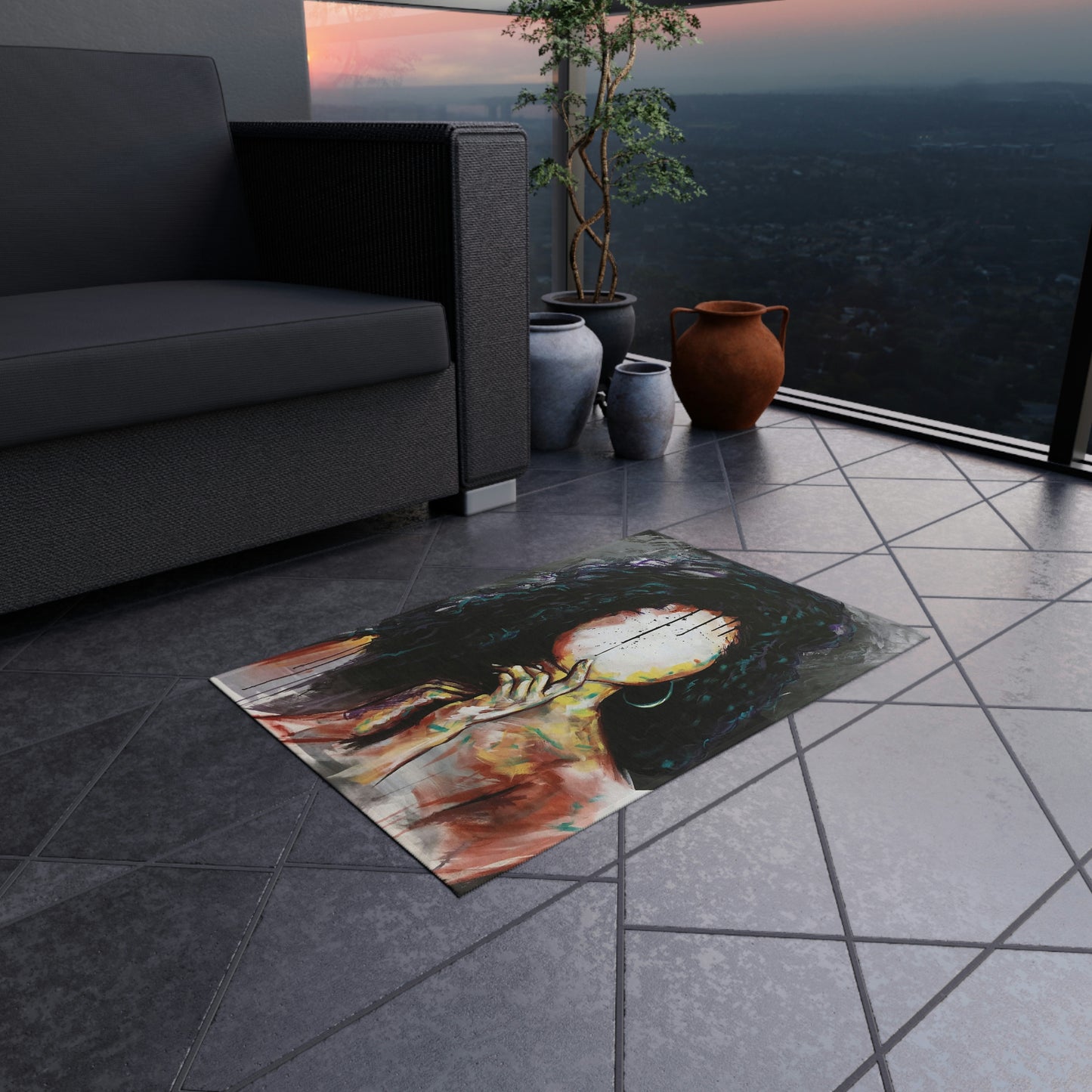 Naturally VI Outdoor Rug