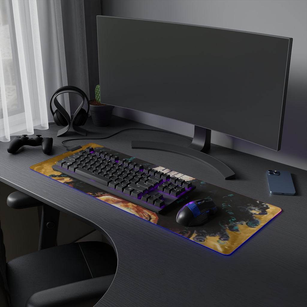 Naturally I GOLD LED Gaming Mouse Pad