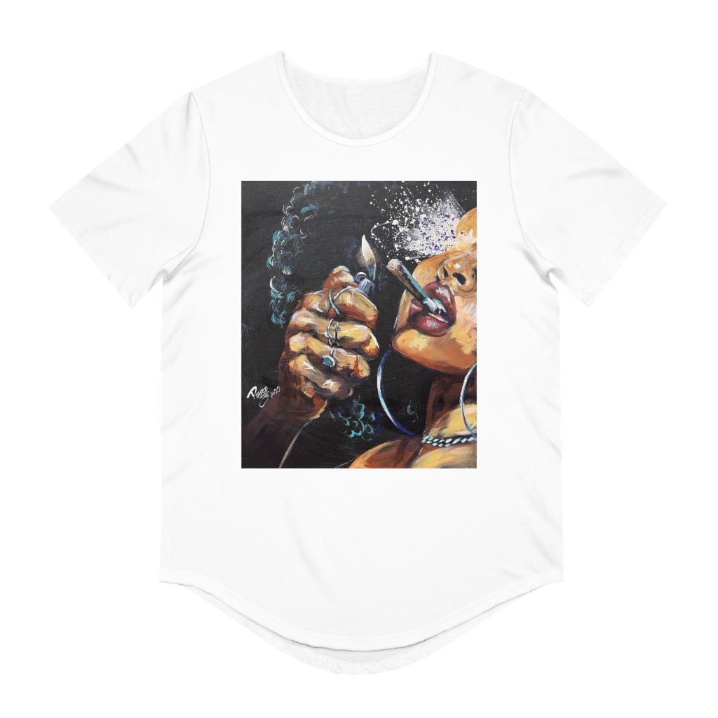 Naturally Dope III Men's Jersey Curved Hem Tee