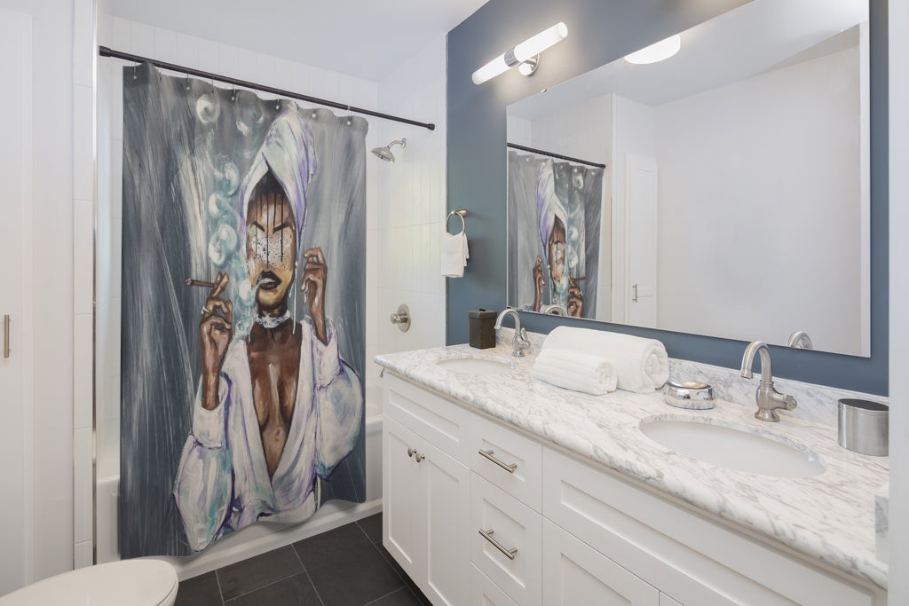Naturally Dope II Shower Curtains
