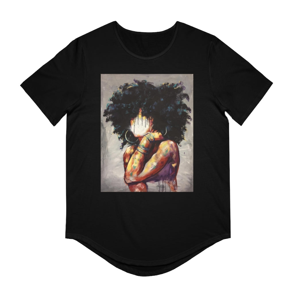 Naturally II Men's Jersey Curved Hem Tee
