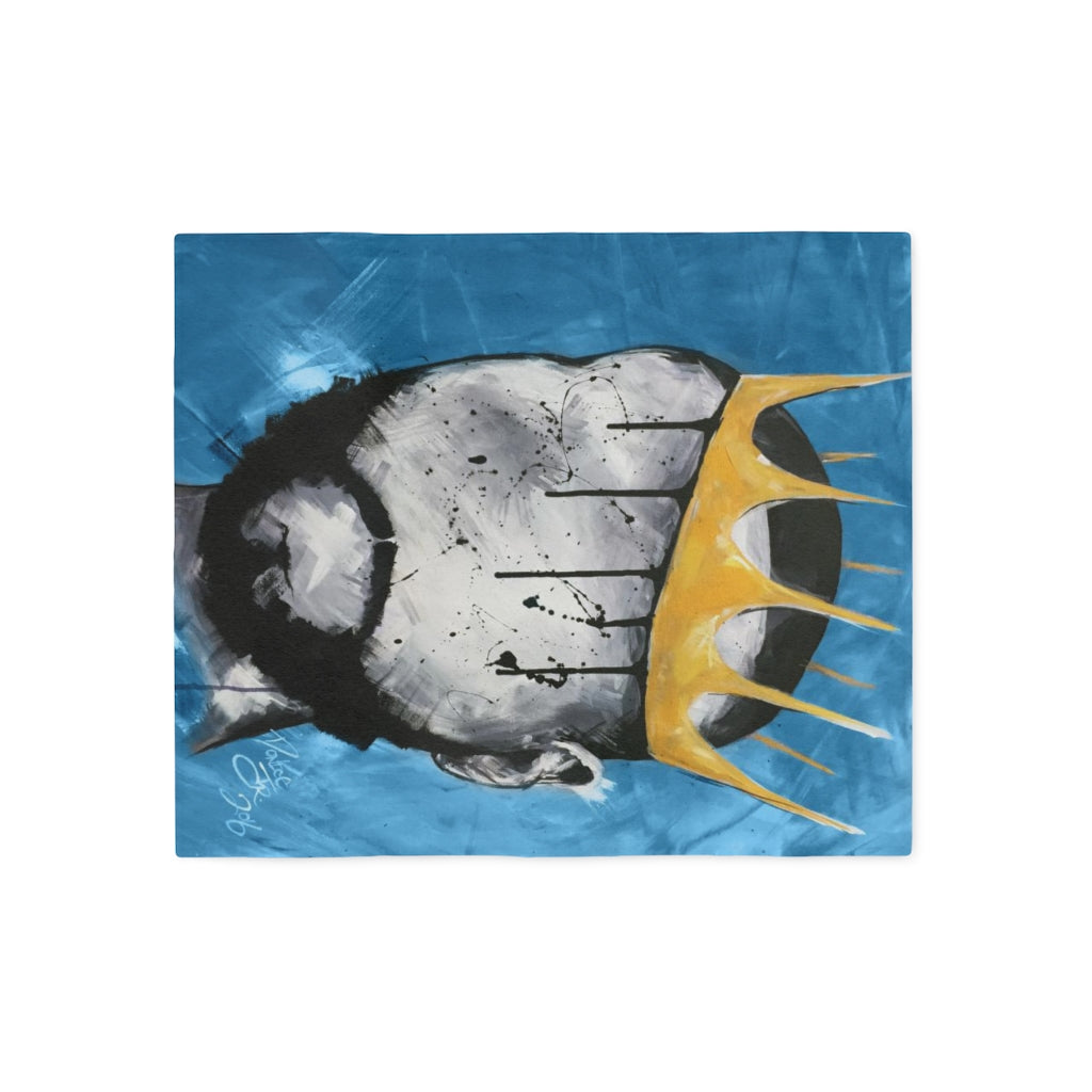 Naturally King BLUE Sweatshirt Blanket