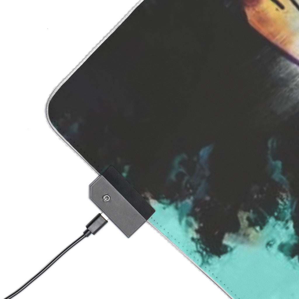 Naturally II TEAL LED Gaming Mouse Pad