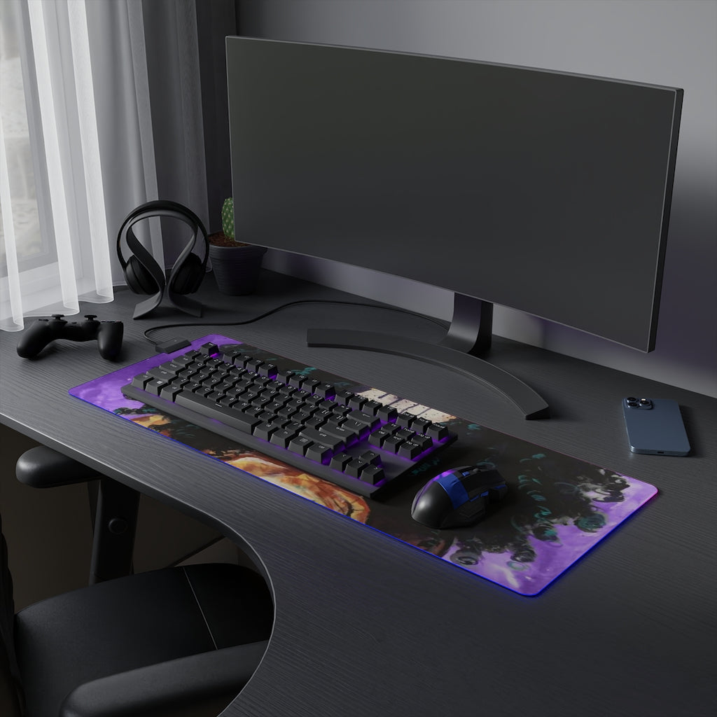 Naturally I PURPLE LED Gaming Mouse Pad