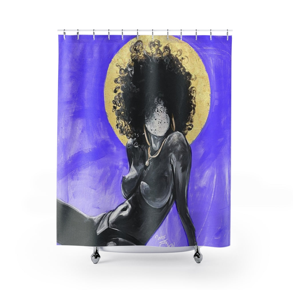 Naturally Nude III PURPLE Shower Curtains