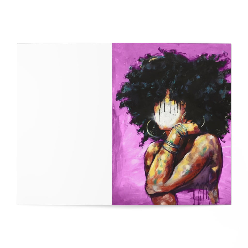 Naturally II PINK Greeting Cards (7 pcs)