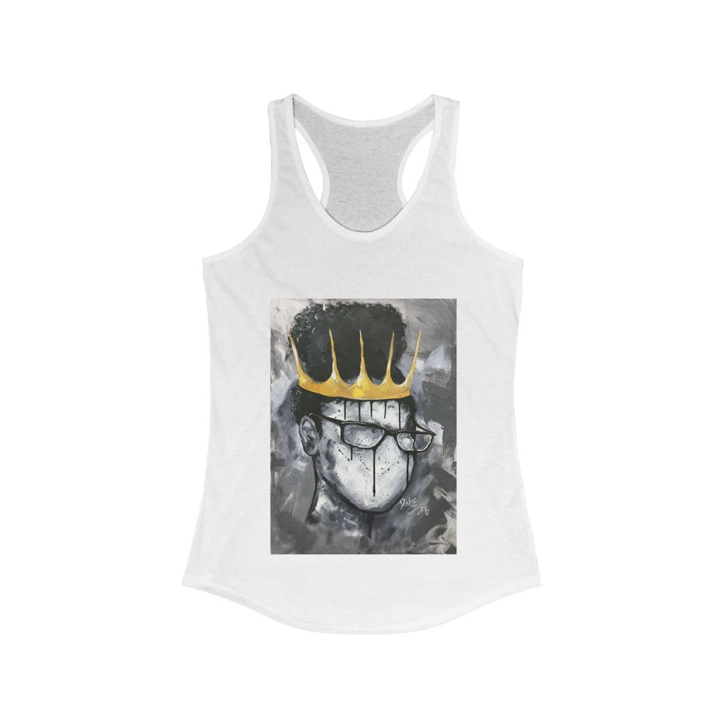 Naturally Queen V Women's Ideal Racerback Tank