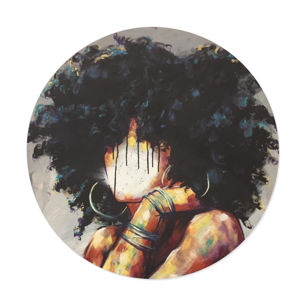 Naturally II Round Vinyl Stickers