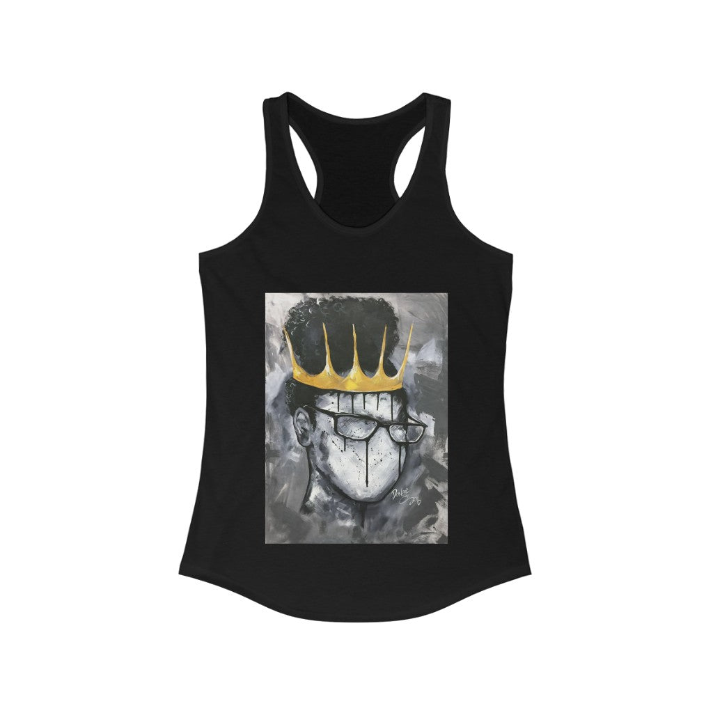Naturally Queen V Women's Ideal Racerback Tank