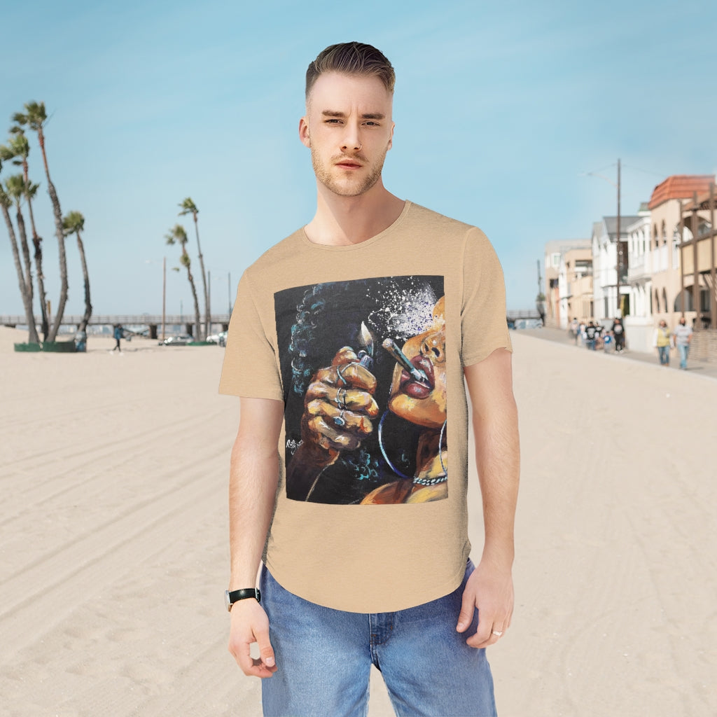 Naturally Dope III Men's Jersey Curved Hem Tee
