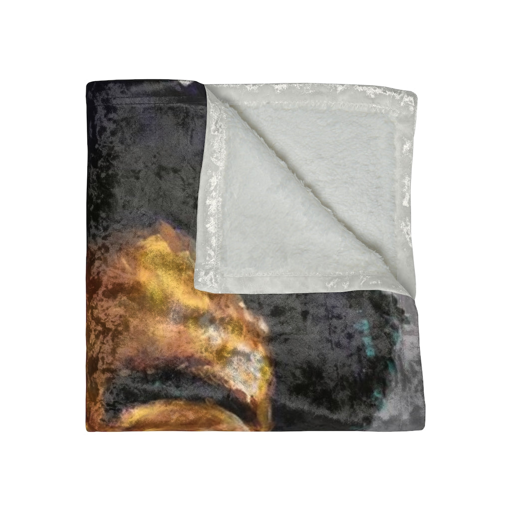 Naturally Gambino Crushed Velvet Blanket