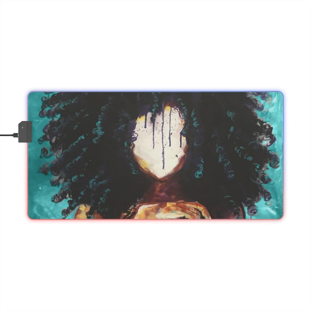 Naturally I TEAL LED Gaming Mouse Pad