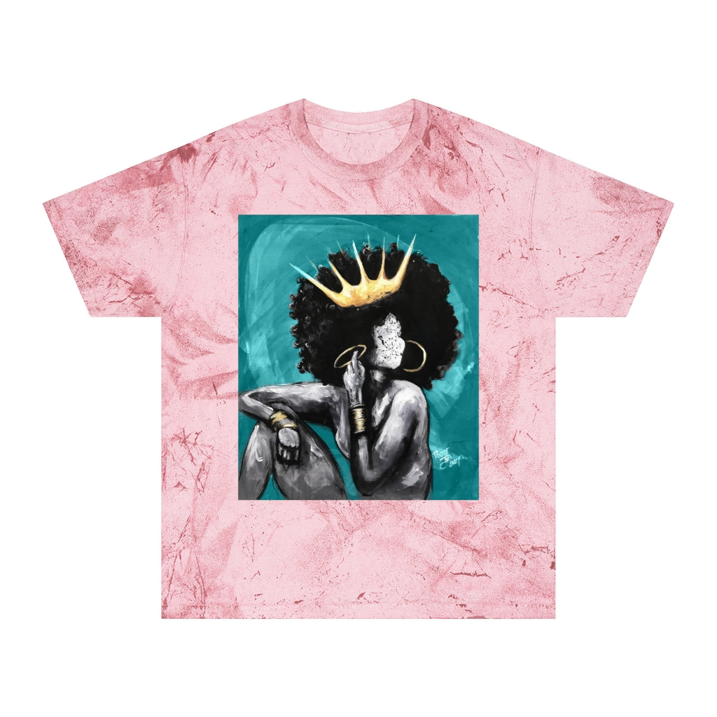 Naturally Queen VI Teal Unisex Color Blast T-Shirt