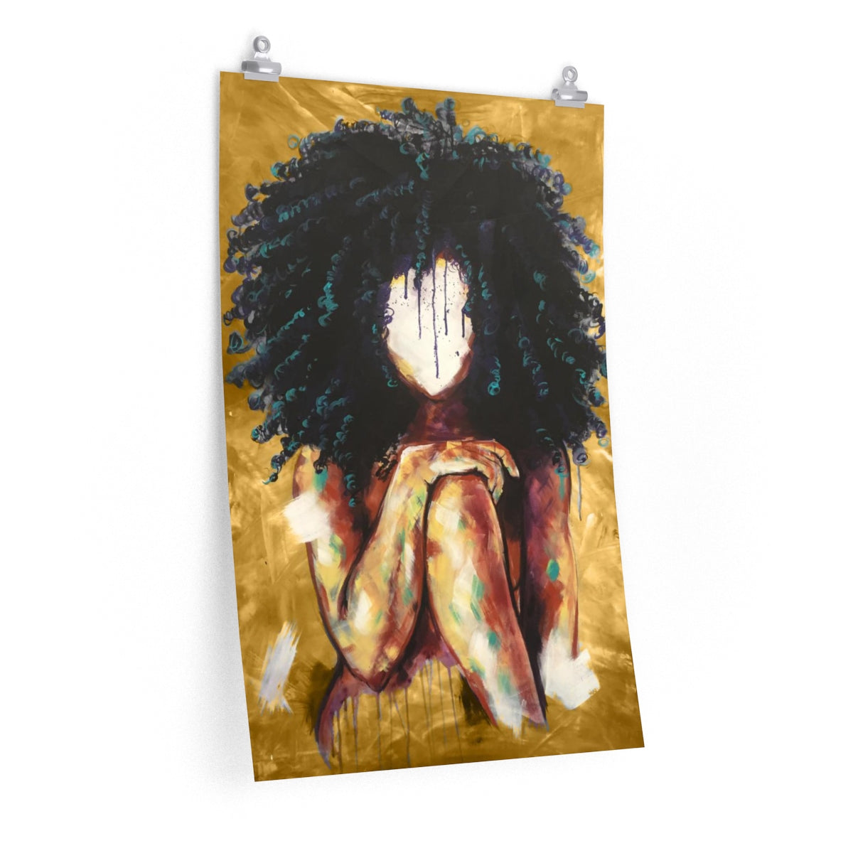 Naturally I GOLD Premium Matte vertical posters