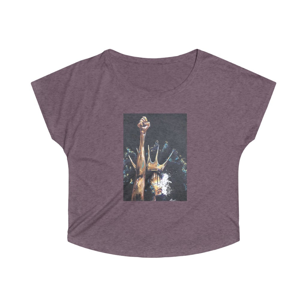 Naturally Queen Badu Women's Tri-Blend Dolman