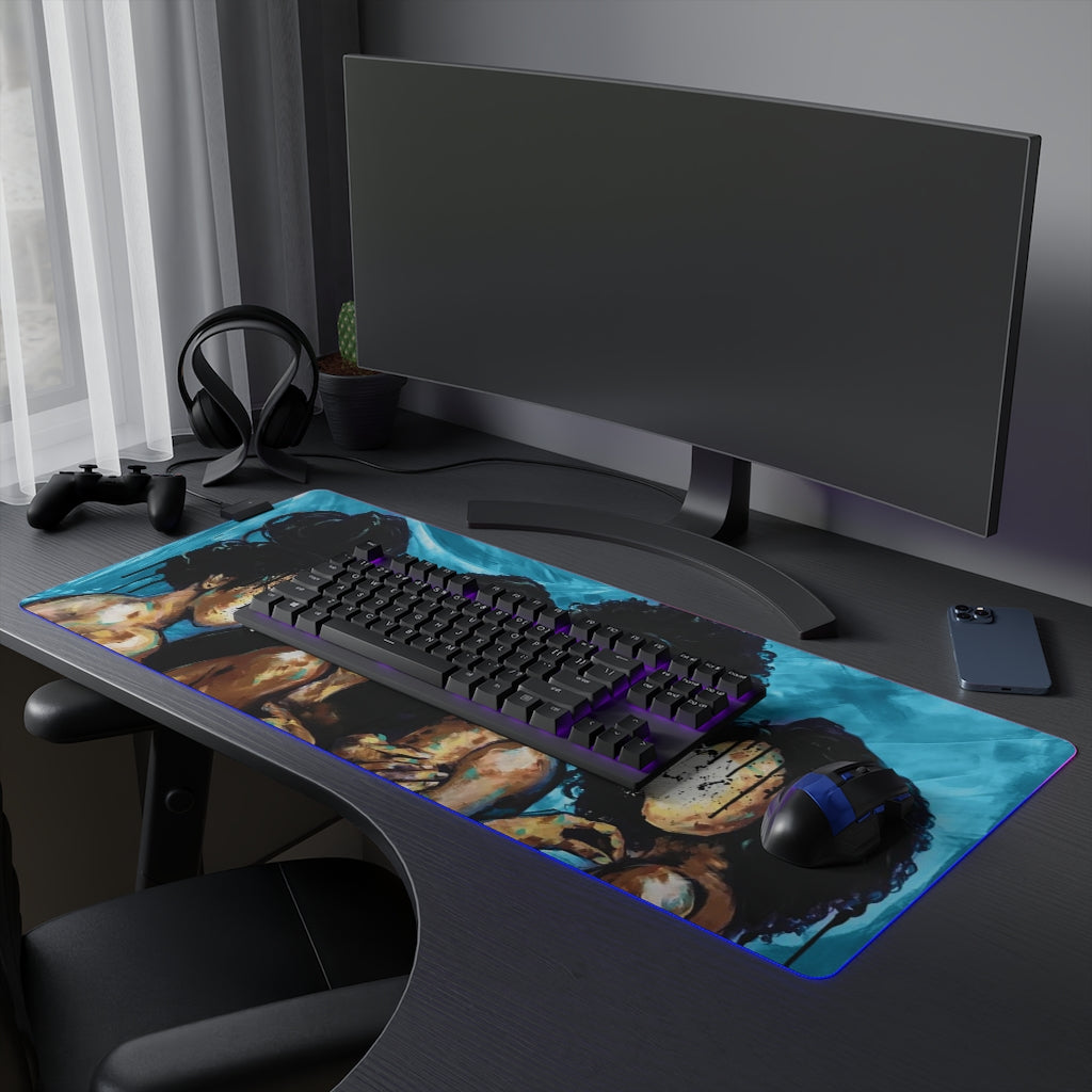 Naturally XLIV BLUE LED Gaming Mouse Pad