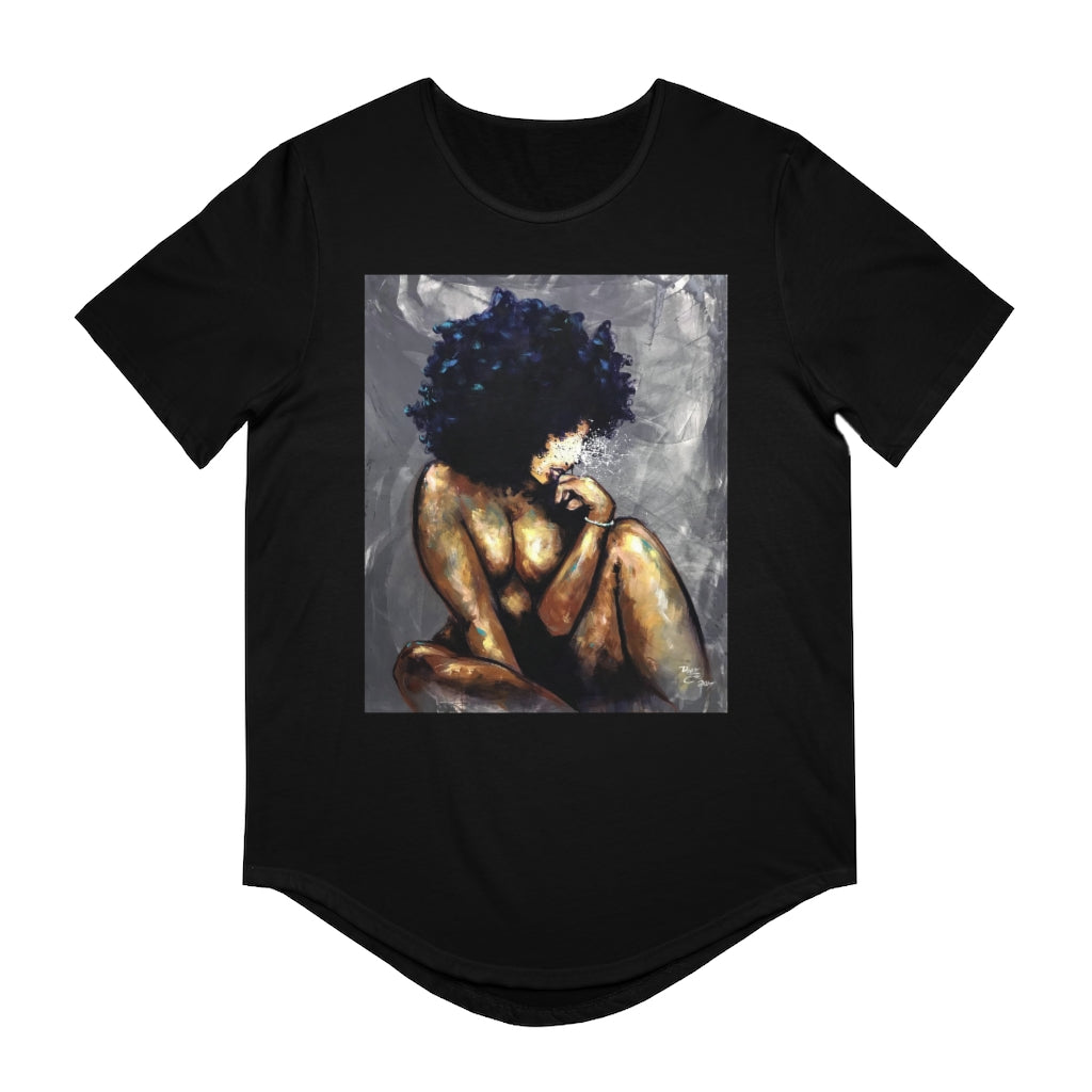 Naturally LV Men's Jersey Curved Hem Tee