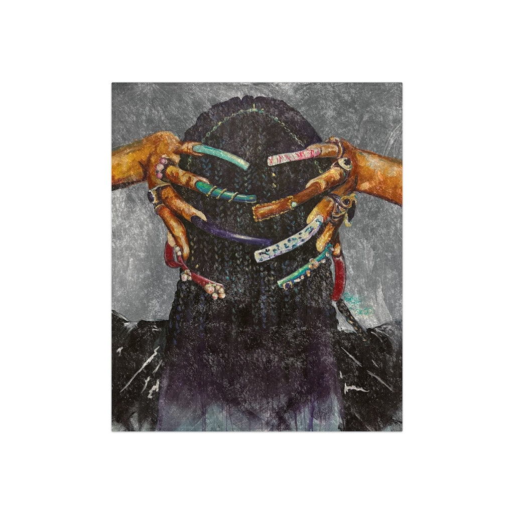 Naturally the Culture I Crushed Velvet Blanket