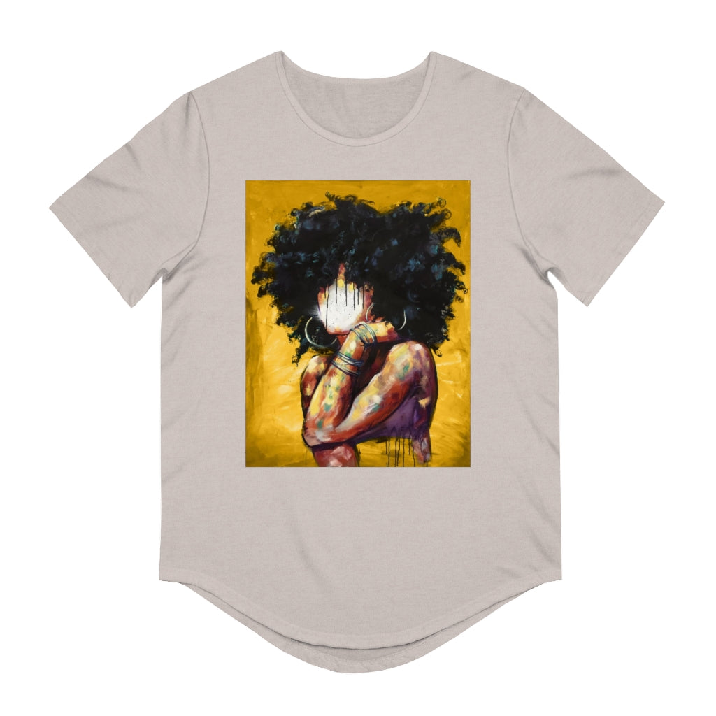 Naturally II GOLD Men's Jersey Curved Hem Tee