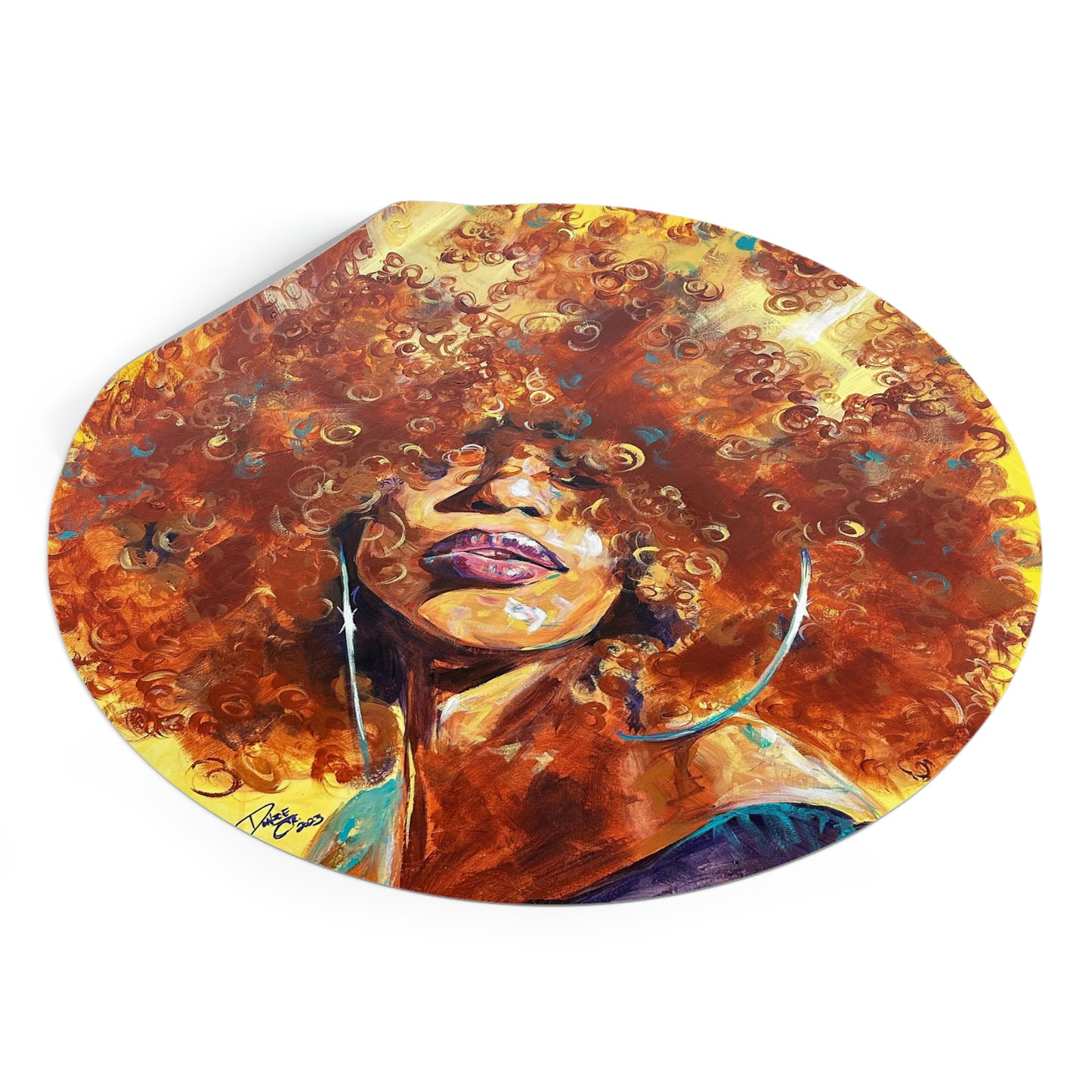 Naturally Karina Round Vinyl Stickers