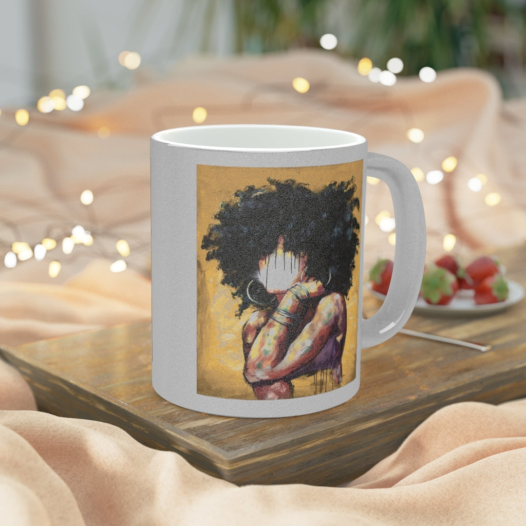 Naturally II GOLD Metallic Mug (Silver / Gold)