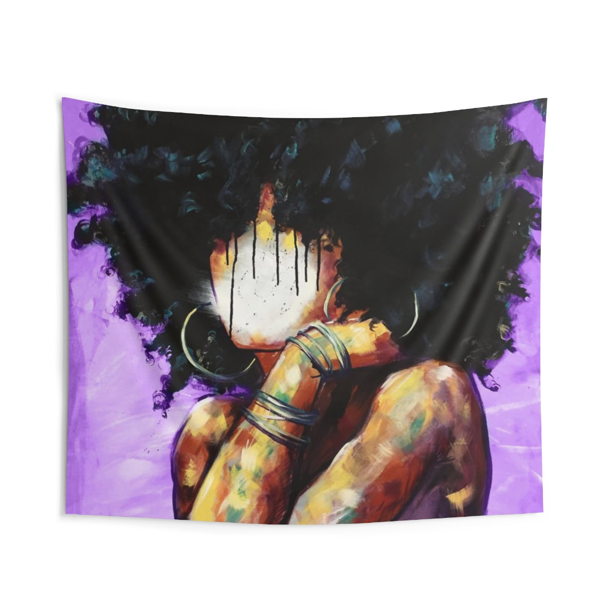 Naturally II PURPLE Indoor Wall Tapestries