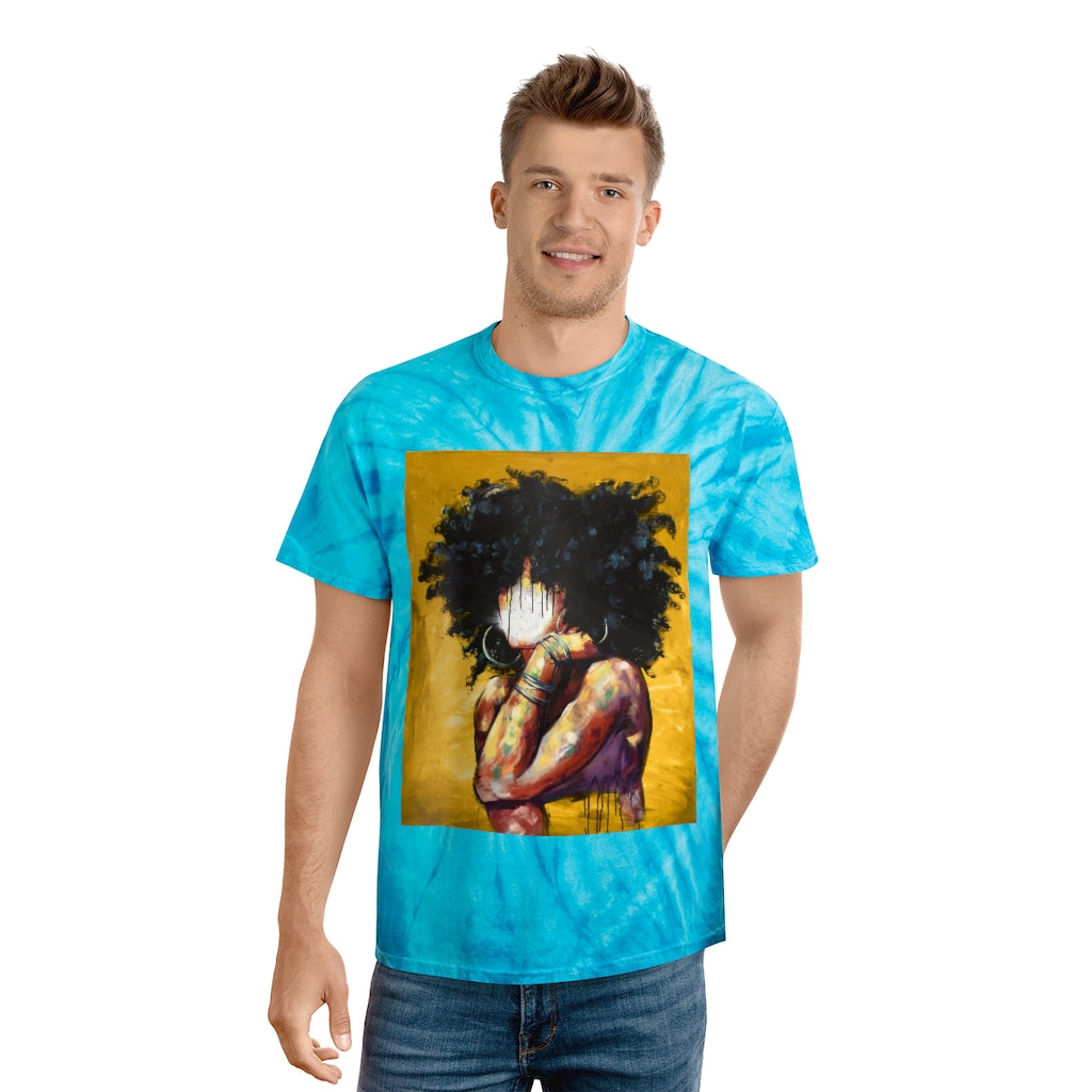 Naturally II GOLD Tie-Dye Tee, Cyclone