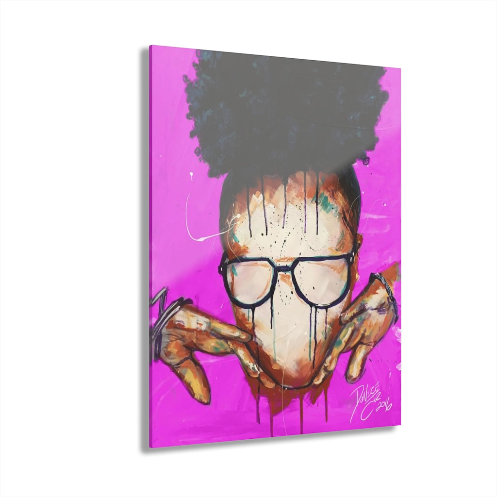 Naturally VIII PINK Acrylic Prints (French Cleat Hanging)
