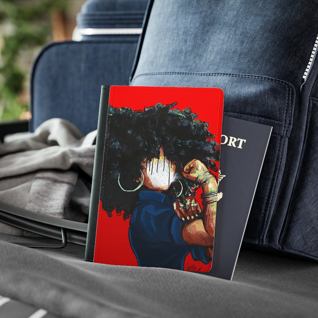 Naturally The Riveter RED Passport Cover