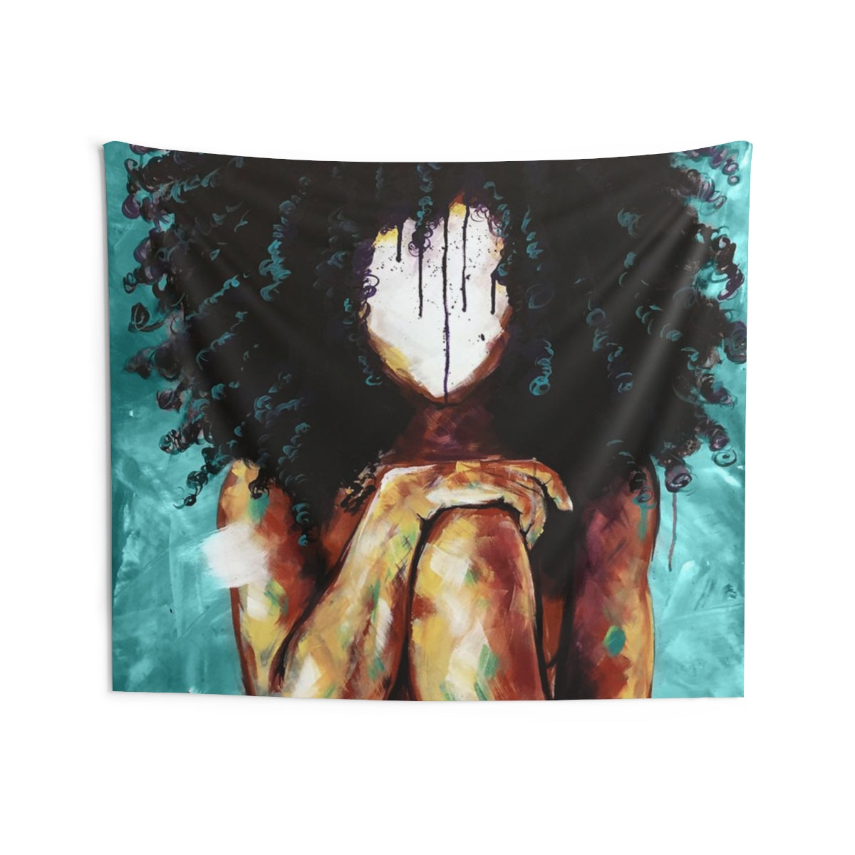 Naturally I TEAL Indoor Wall Tapestries