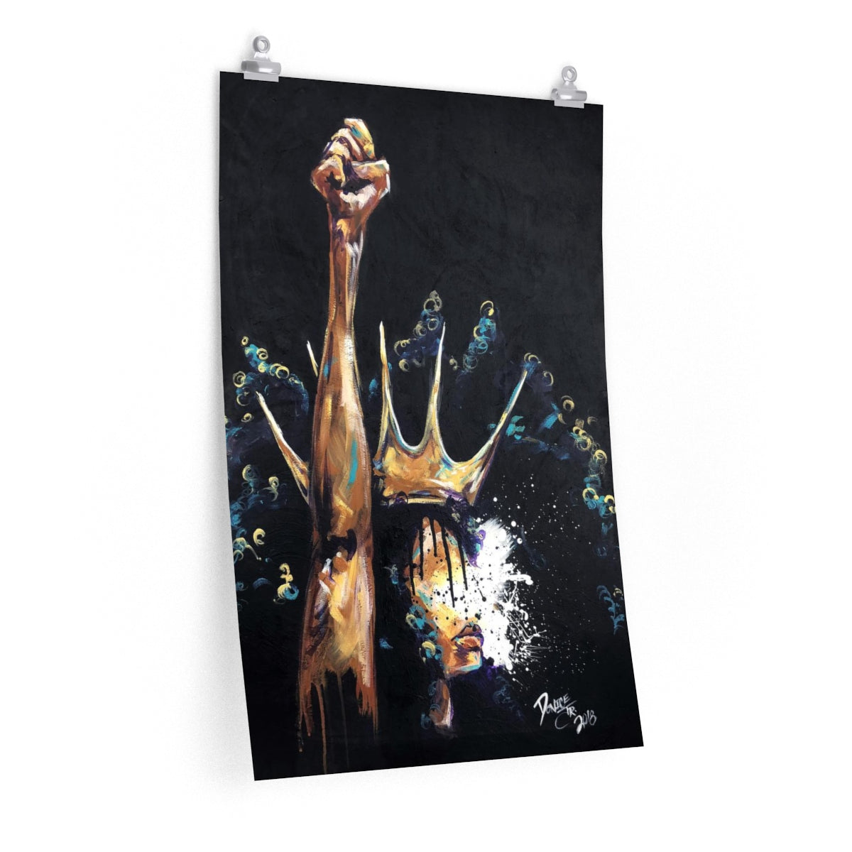 Naturally Queen Badu Premium Matte vertical posters