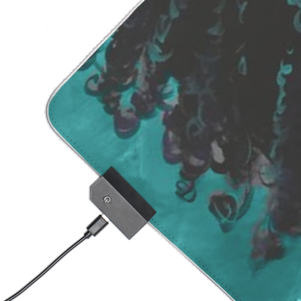 Naturally I TEAL LED Gaming Mouse Pad