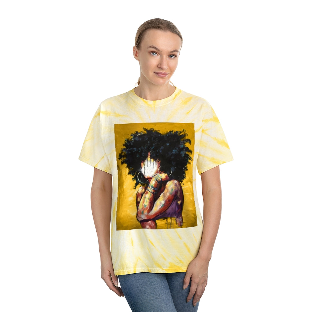 Naturally II GOLD Tie-Dye Tee, Cyclone