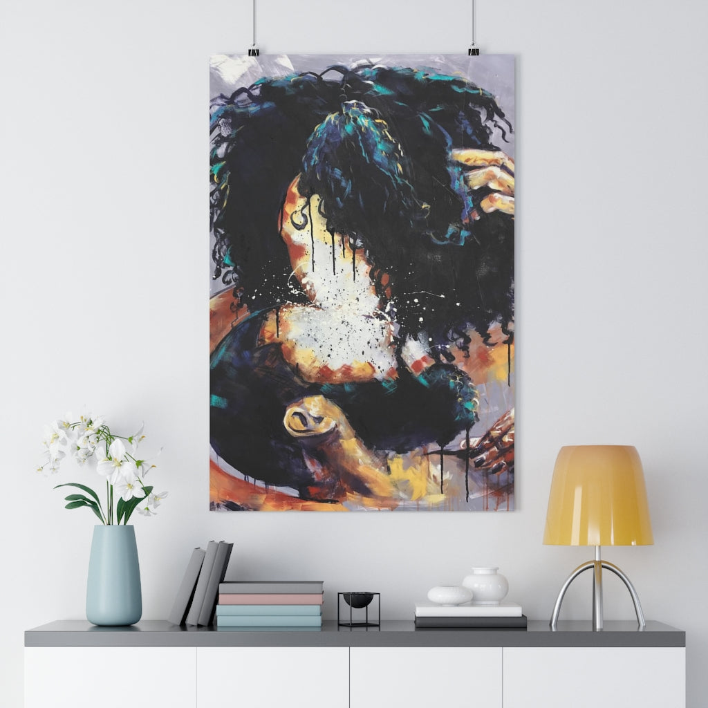 Naturally Black Love II Giclée Art Print