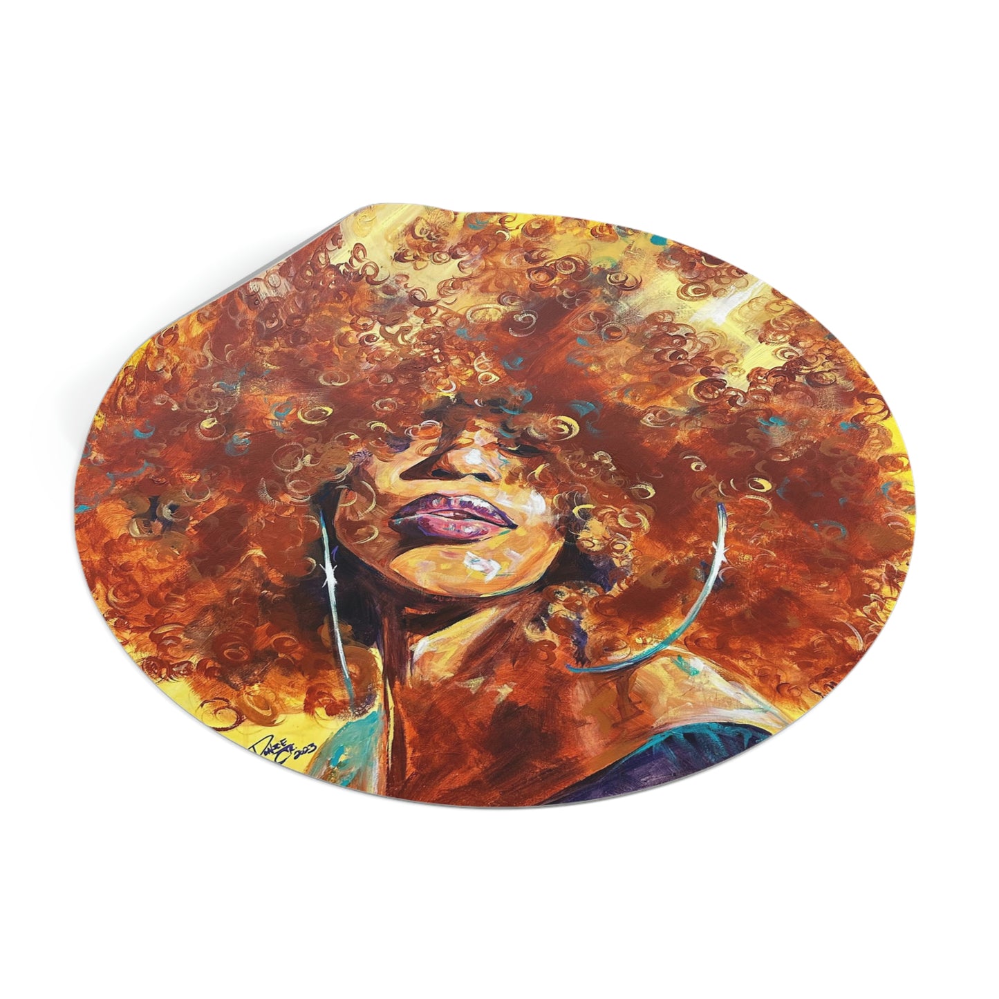 Naturally Karina Round Vinyl Stickers