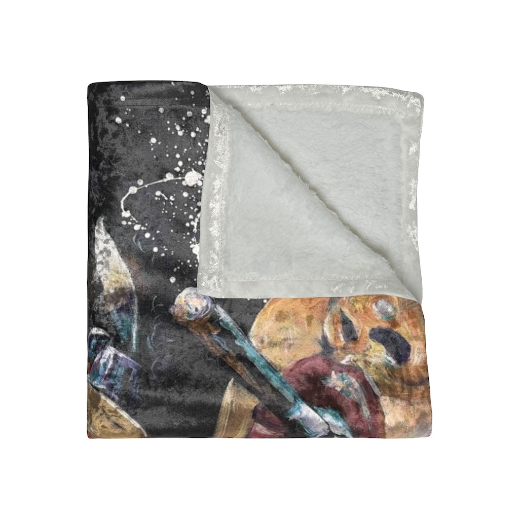 Naturally Dope III Crushed Velvet Blanket