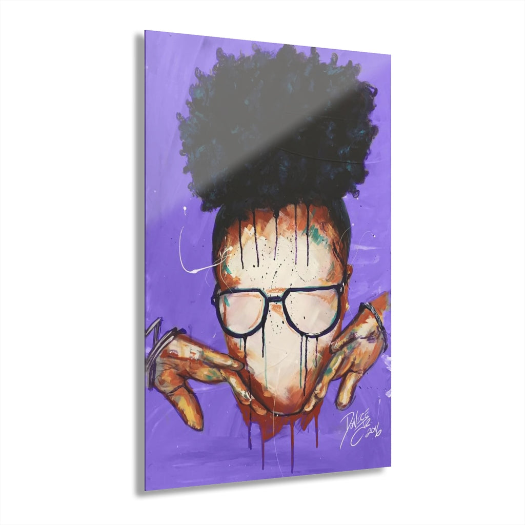 Naturally VIII PURPLE Acrylic Prints (French Cleat Hanging)