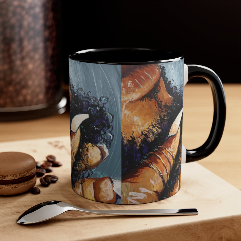 Naturally Black Love X Accent Coffee Mug, 11oz