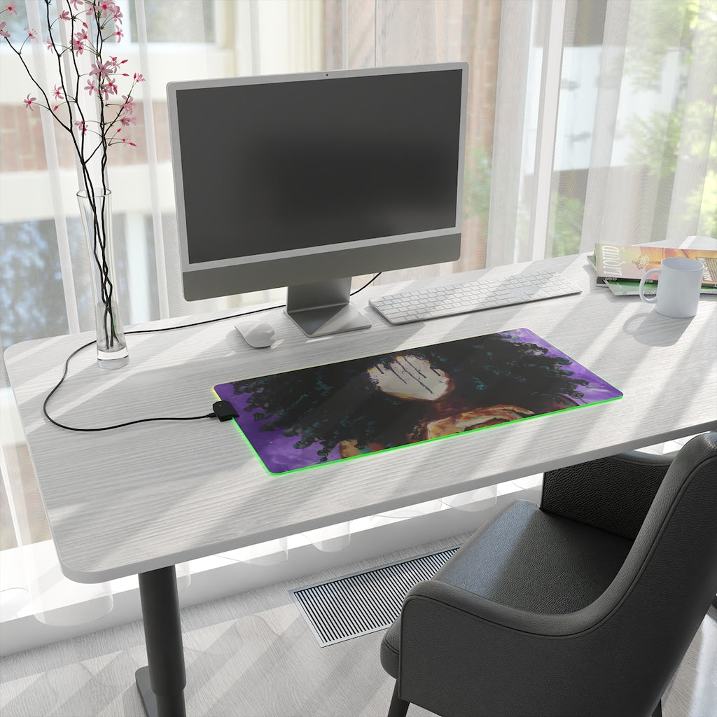 Naturally I PURPLE LED Gaming Mouse Pad