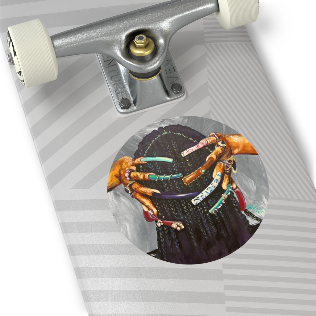 Naturally the Culture I Round Vinyl Stickers