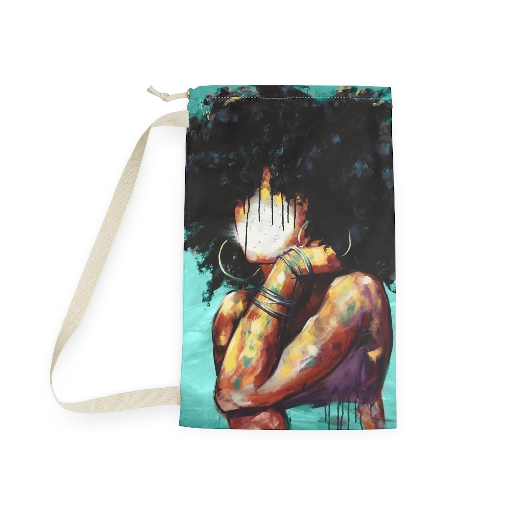 Naturally II TEAL Laundry Bag