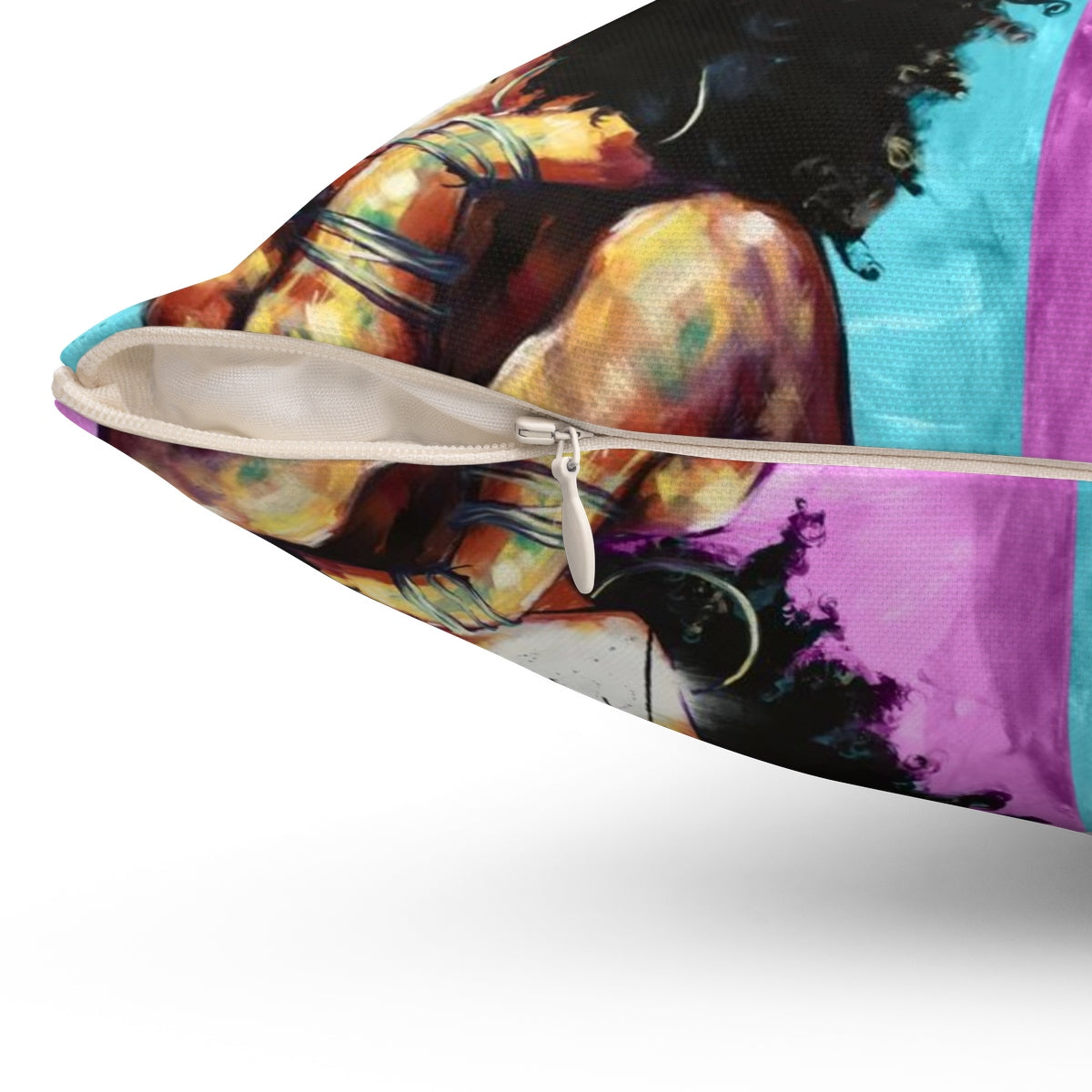 Naturally II COLORS Spun Polyester Square Pillow