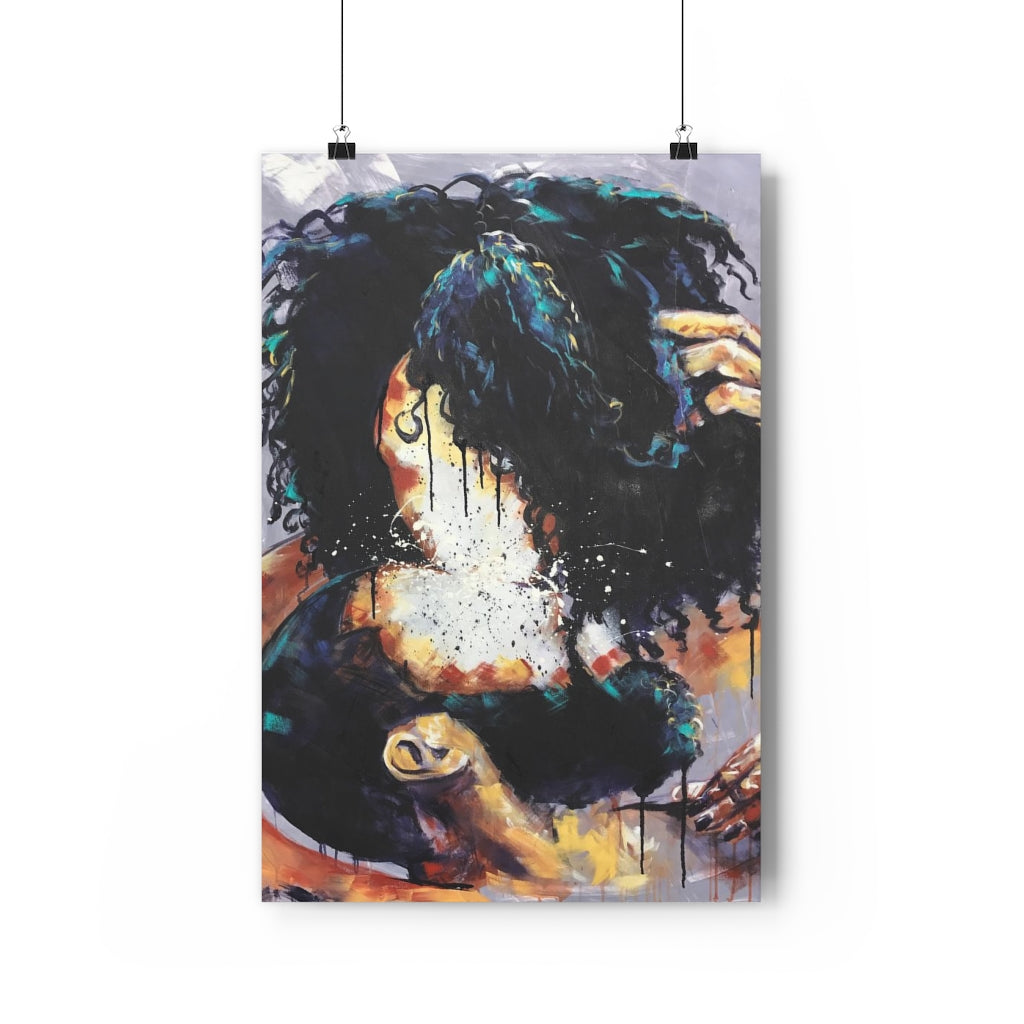 Naturally Black Love II Giclée Art Print