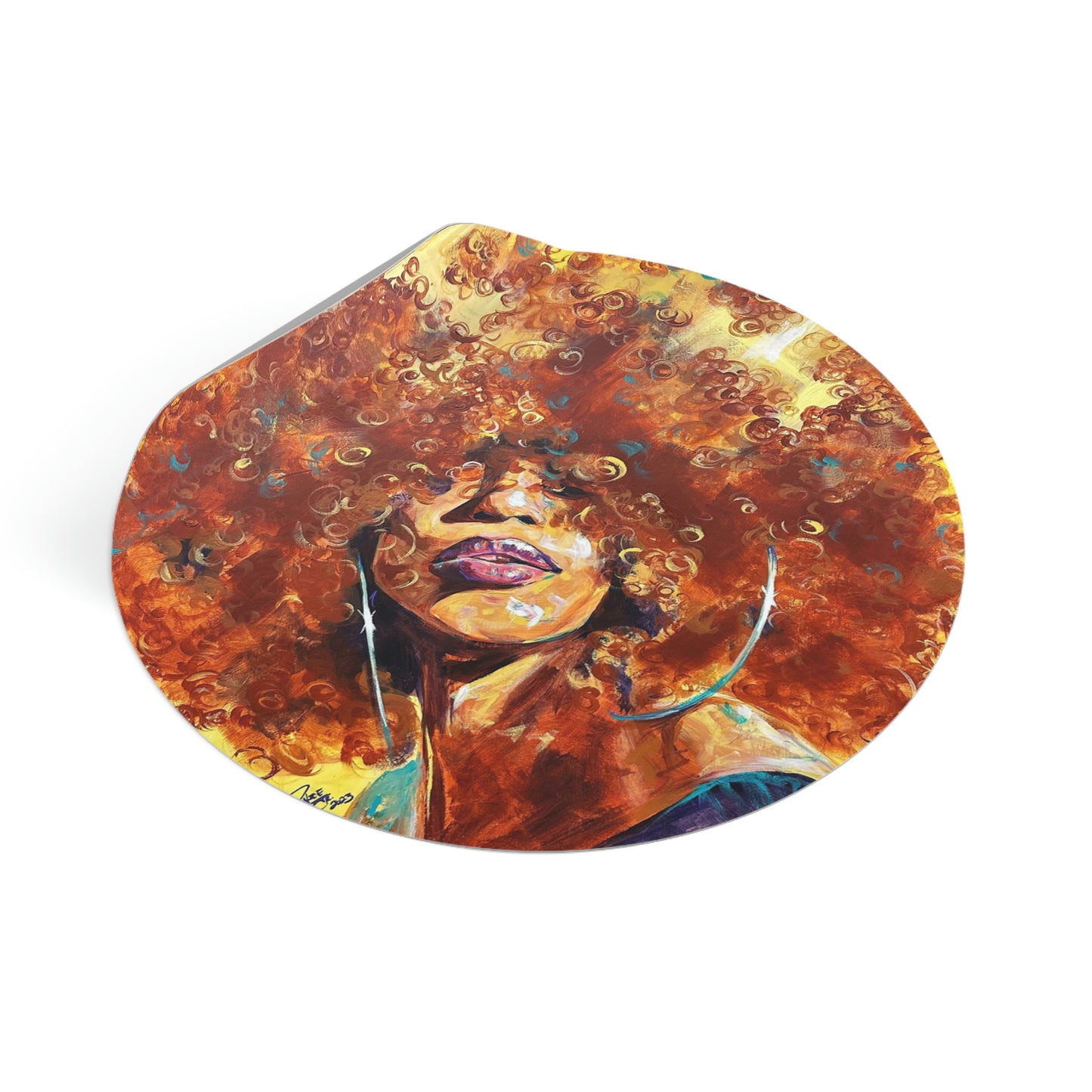 Naturally Karina Round Vinyl Stickers