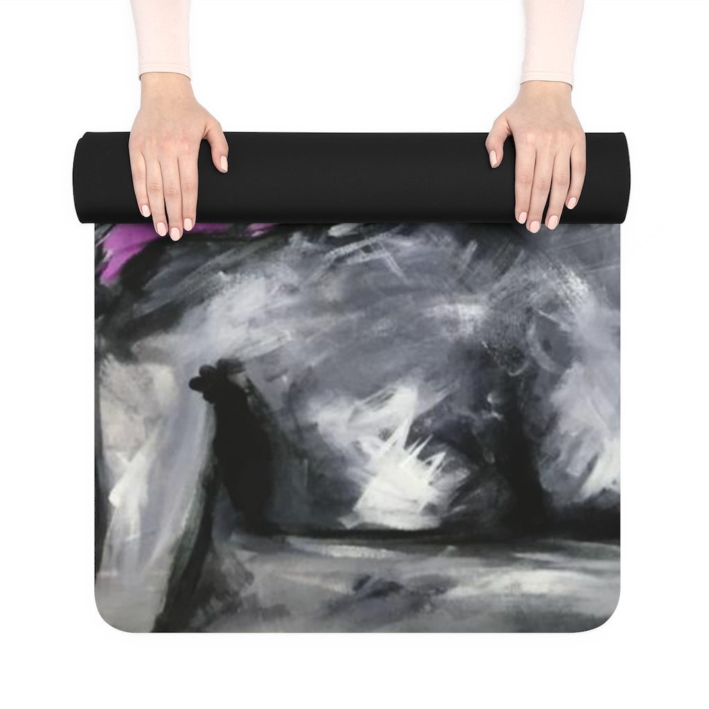 Naturally Queen PINK Rubber Yoga Mat