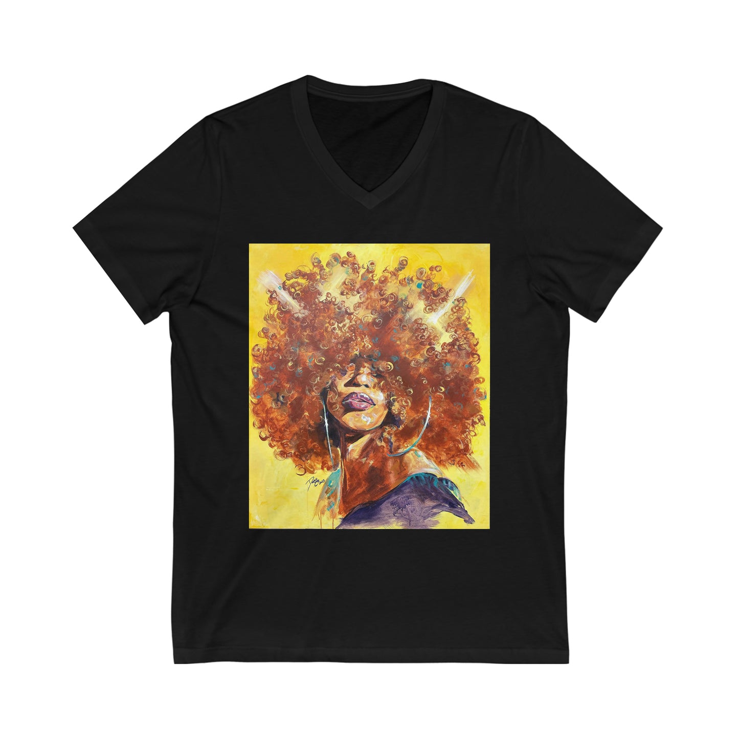 Naturally Karina Unisex Jersey Short Sleeve V-Neck Tee