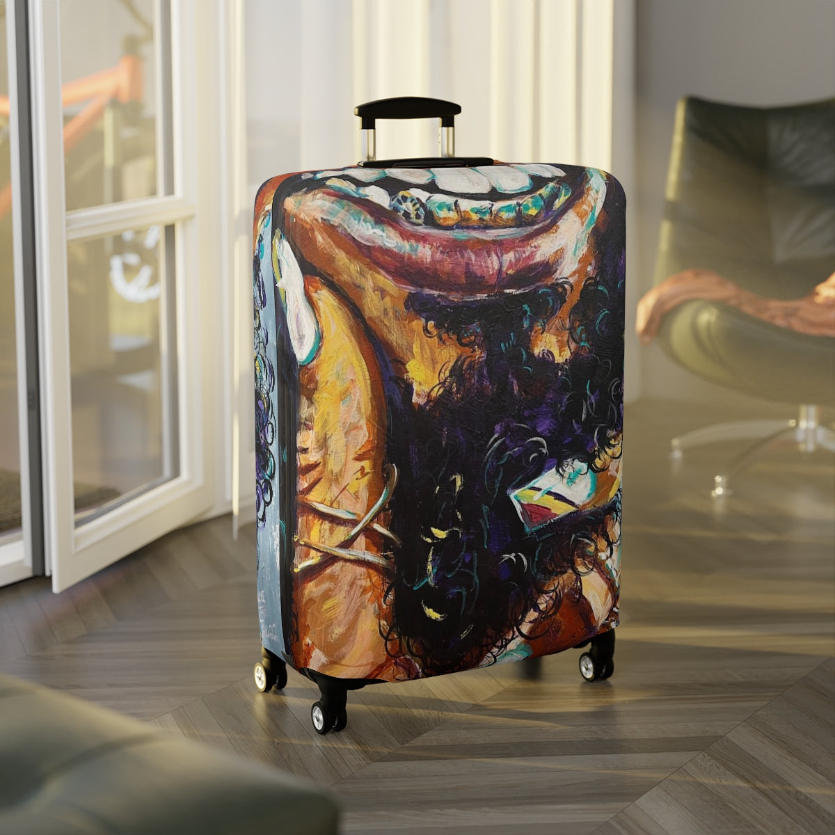 Naturally Black Love XI Luggage Cover