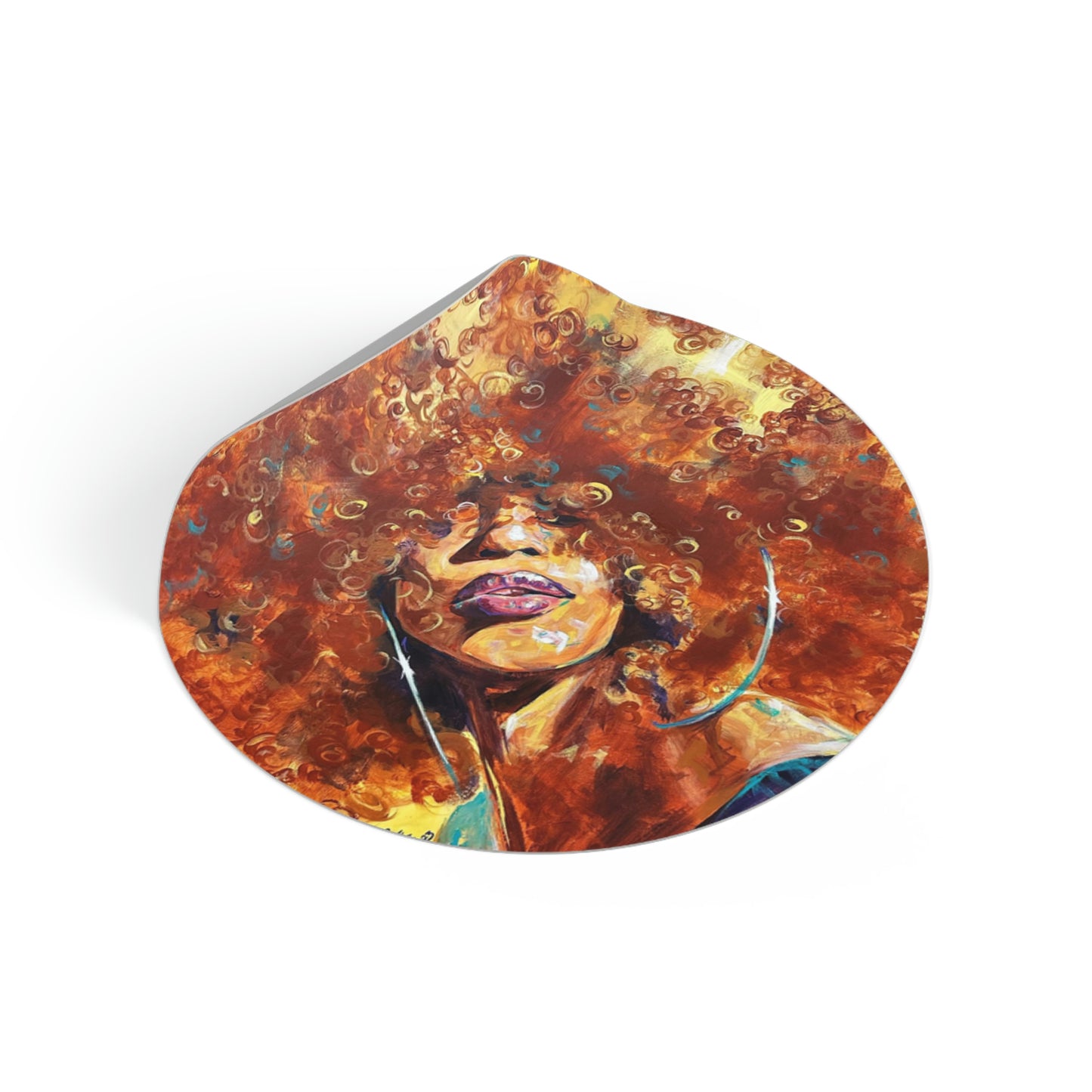 Naturally Karina Round Vinyl Stickers